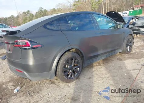 2024 Tesla Model X Long Range из США, поврежденный, VIN 7SAXCBE57RF436576